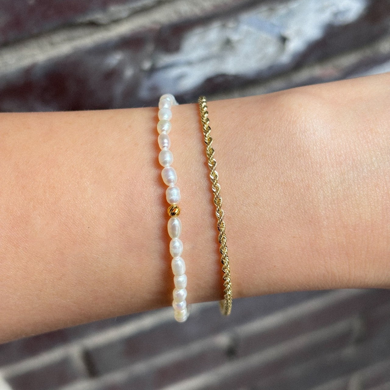 Rice Pearl Bracelet
