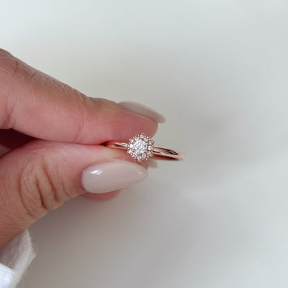 Round Flower Ring