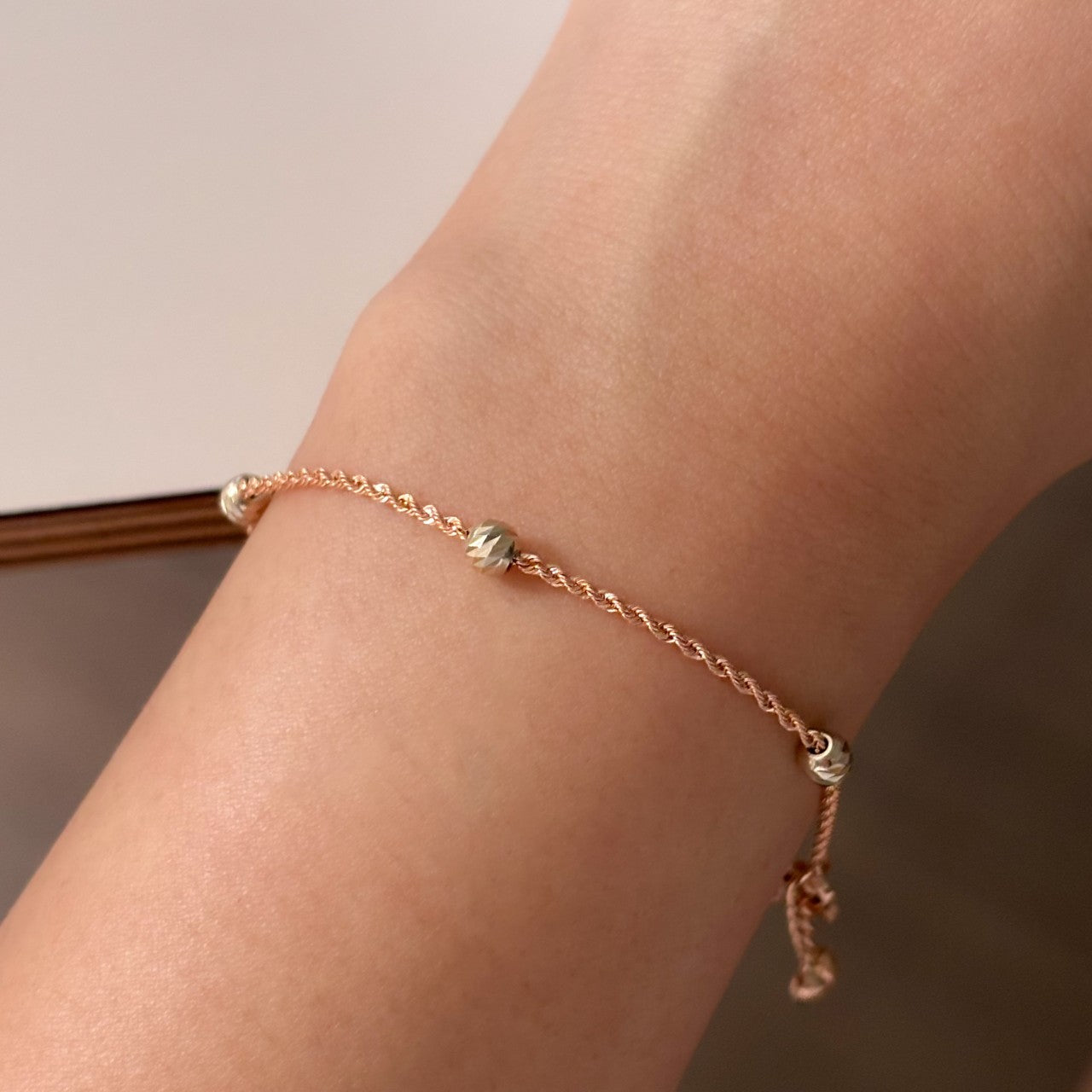 Two Tone Ball Bracelet