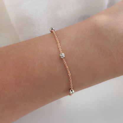 Two Tone Ball Bracelet
