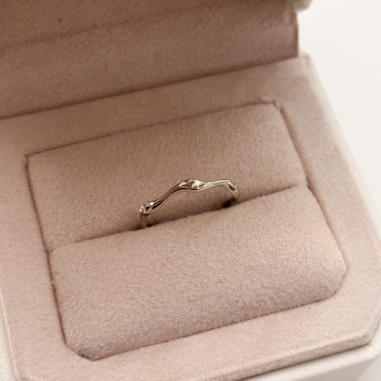 Textured Wave Ring