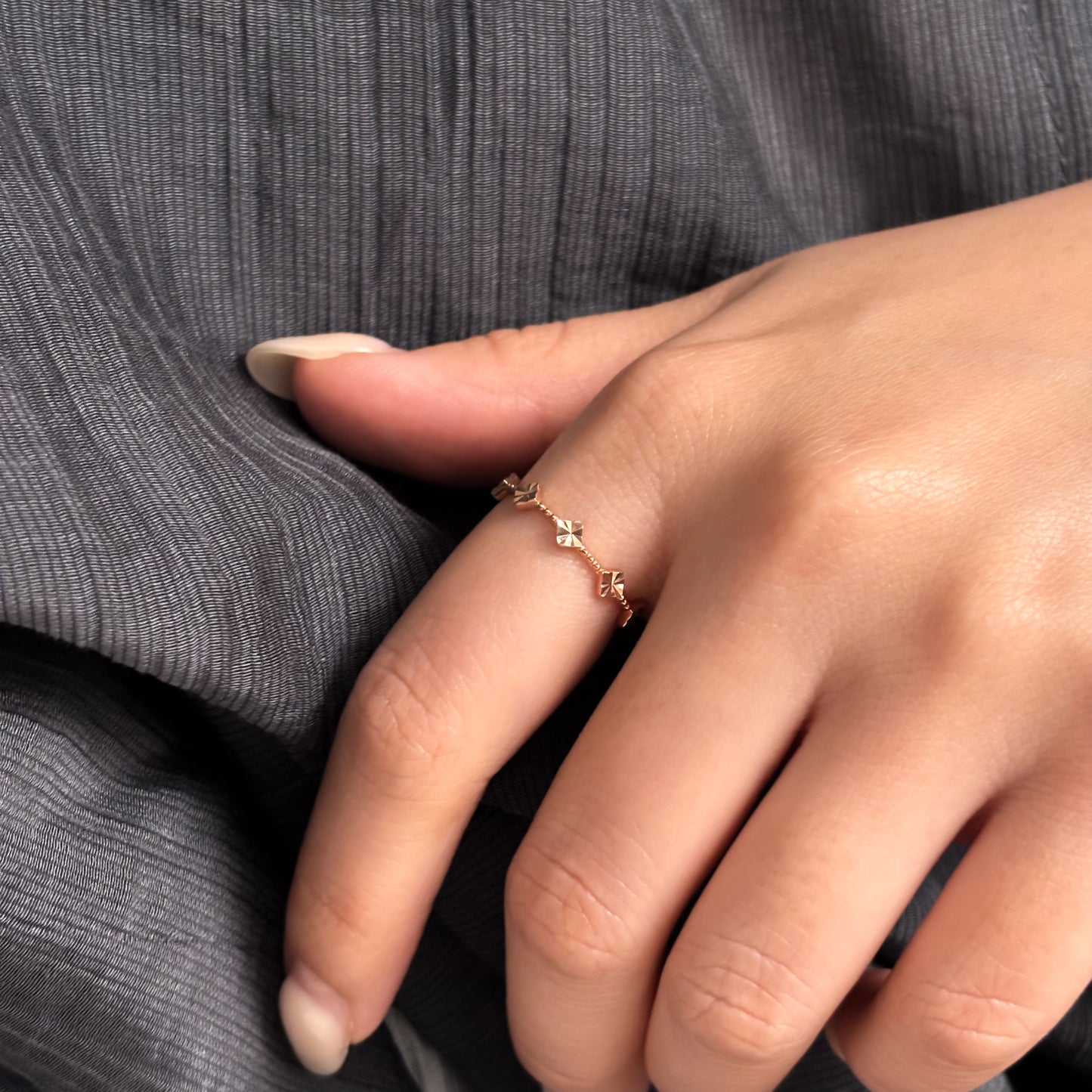 Geometric Stacking Ring