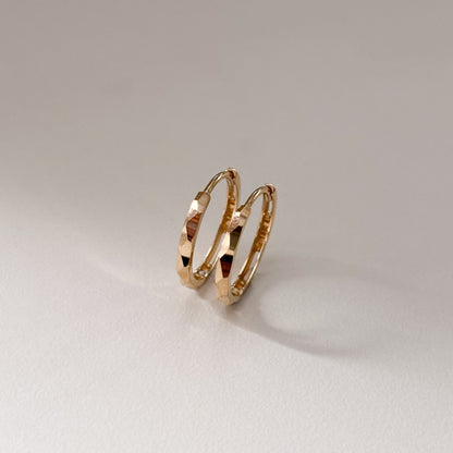 Textured Hoop Earrings