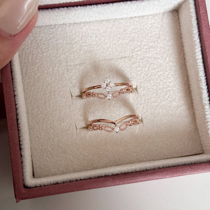 Floral Band Ring