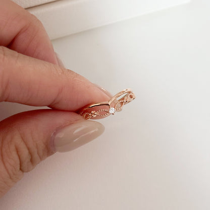 Floral Band Ring