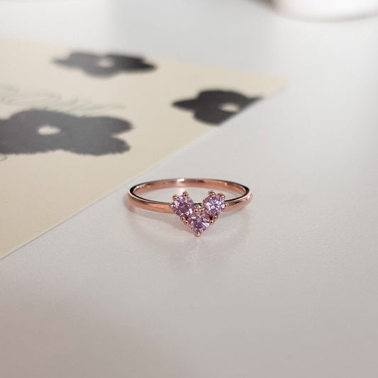 Pink Heart Ring