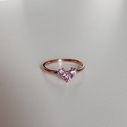 Pink Heart Ring