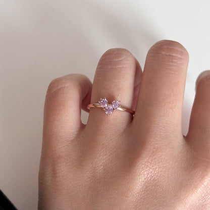 Pink Heart Ring