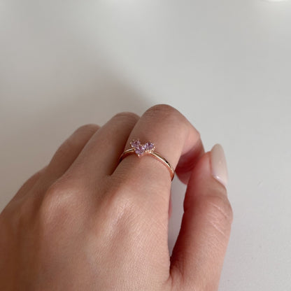 Pink Heart Ring