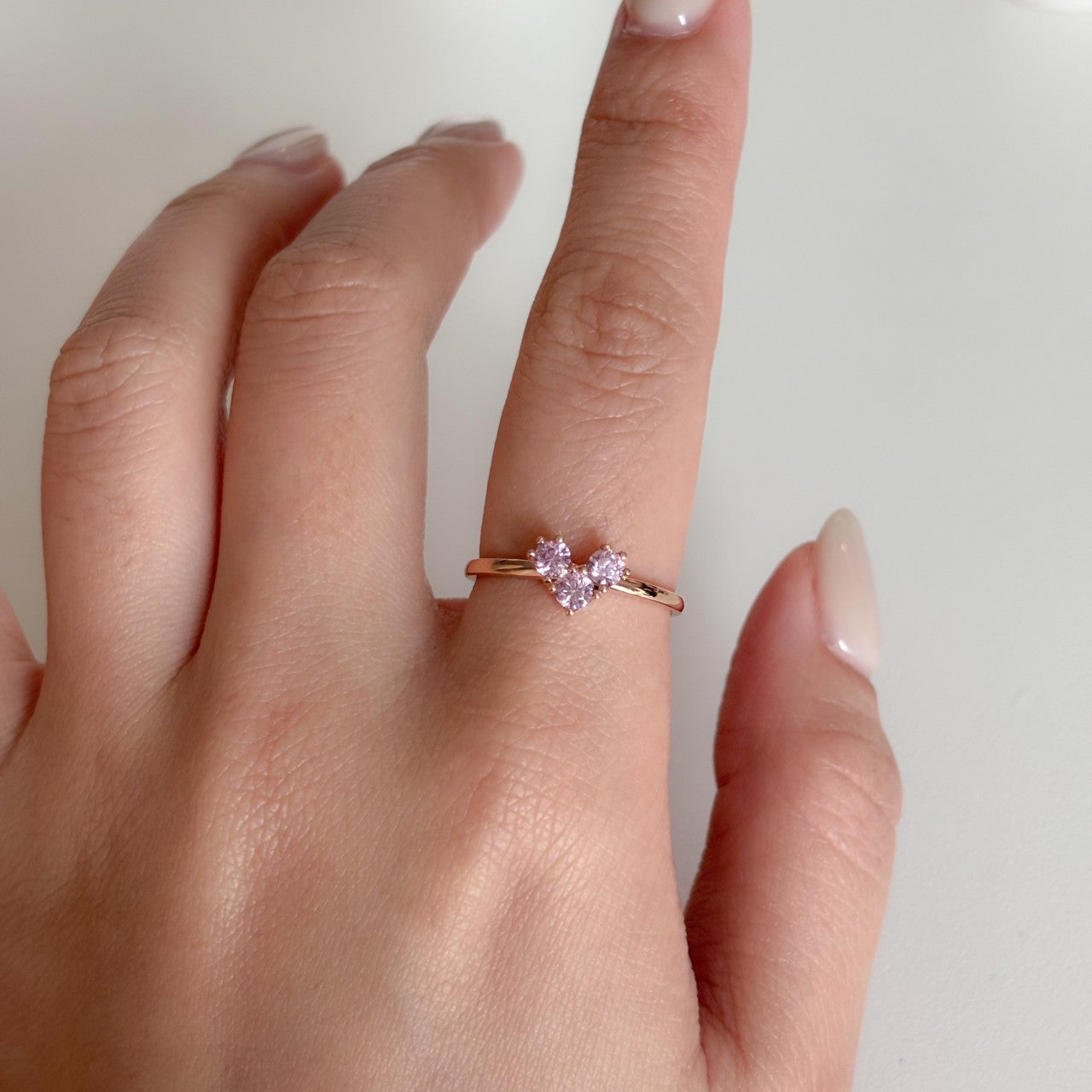 Pink Heart Ring