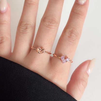 Pink Heart Ring