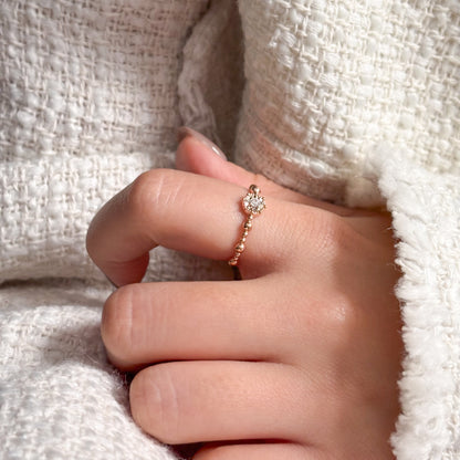 Beaded Edge Ring