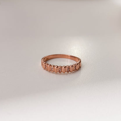 Ripped Bead Promise Ring