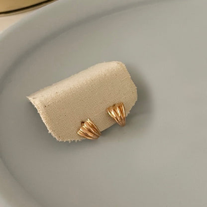 Shell Huggie Earrings