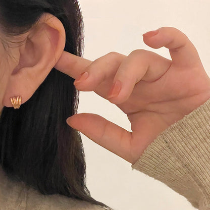 Shell Huggie Earrings