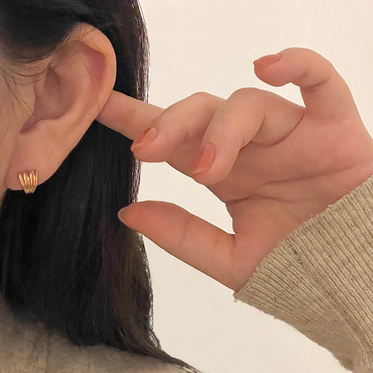 Shell Huggie Earrings