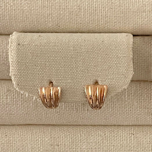 Shell Huggie Earrings