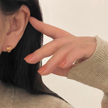 Shell Huggie Earrings