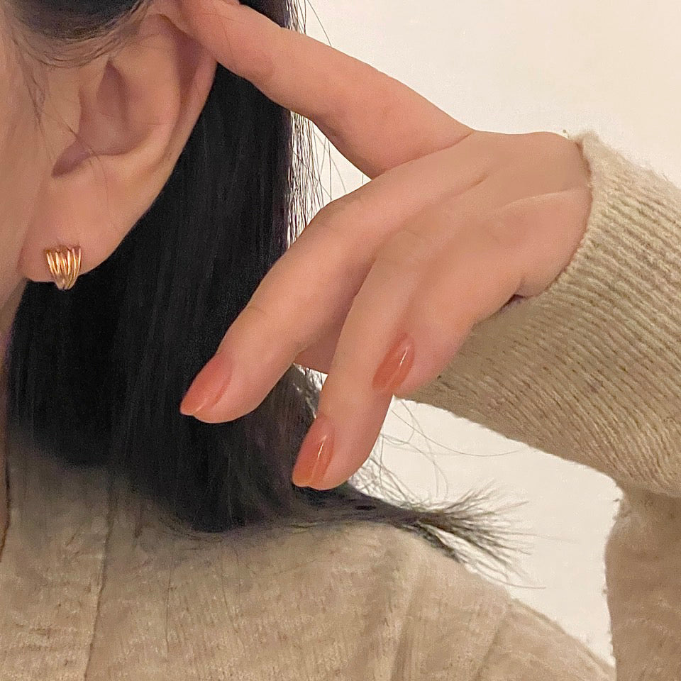 Shell Huggie Earrings