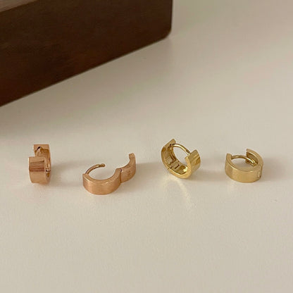 Tapered Hoop Earrings