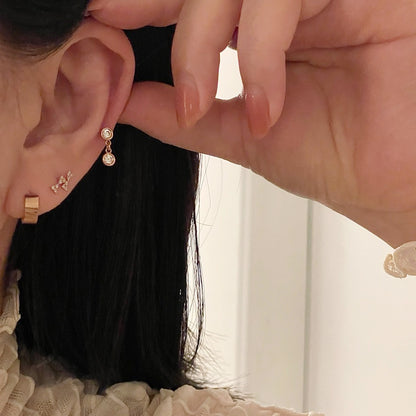 Tapered Hoop Earrings