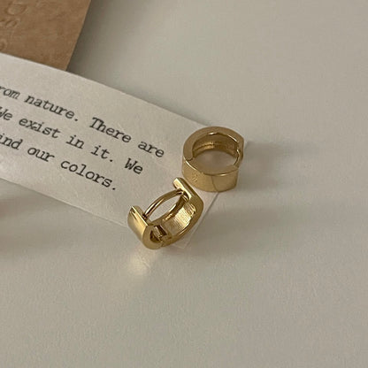 Tapered Hoop Earrings