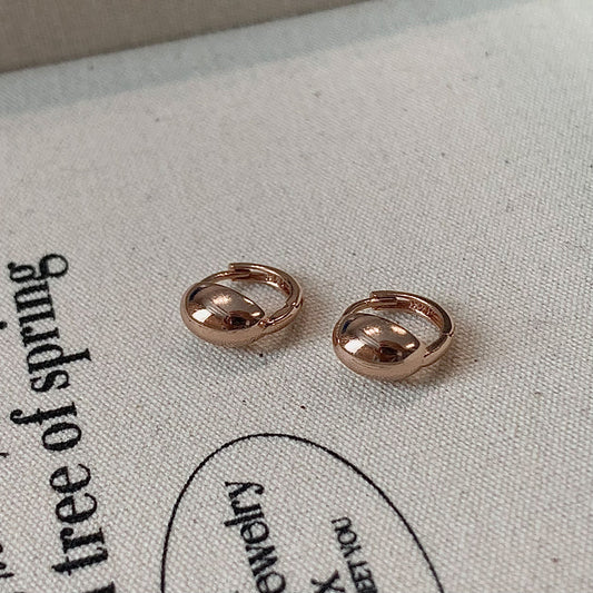 Dome Huggie Earrings