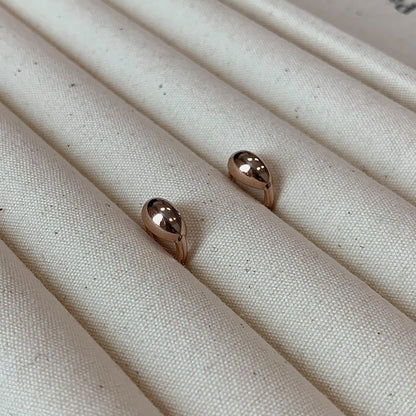 Dome Huggie Earrings