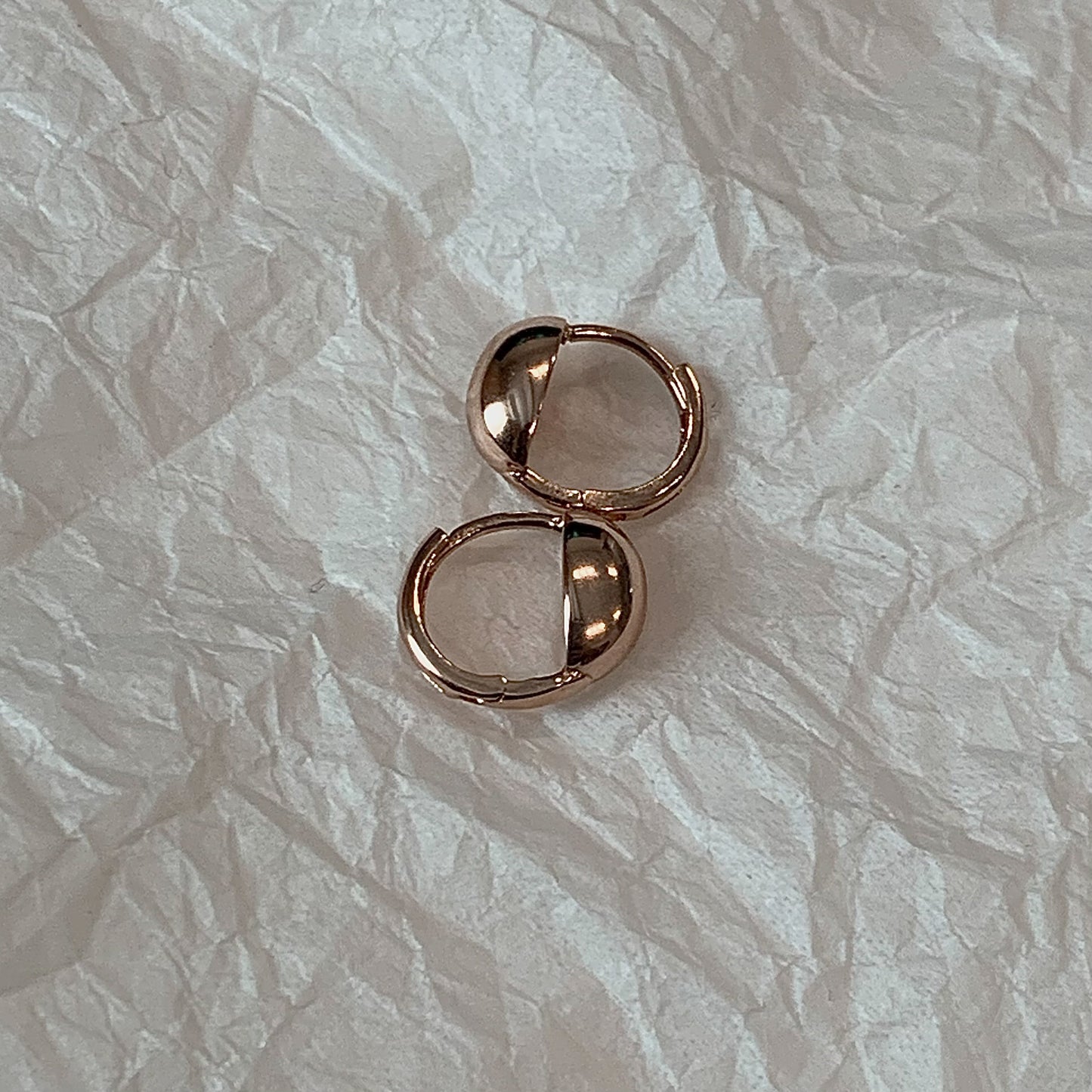 Dome Huggie Earrings