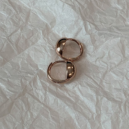 Dome Huggie Earrings