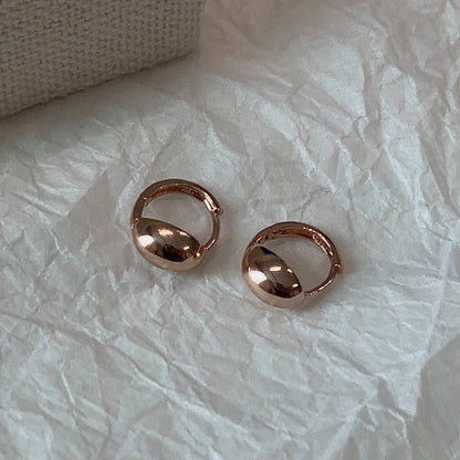 Dome Huggie Earrings