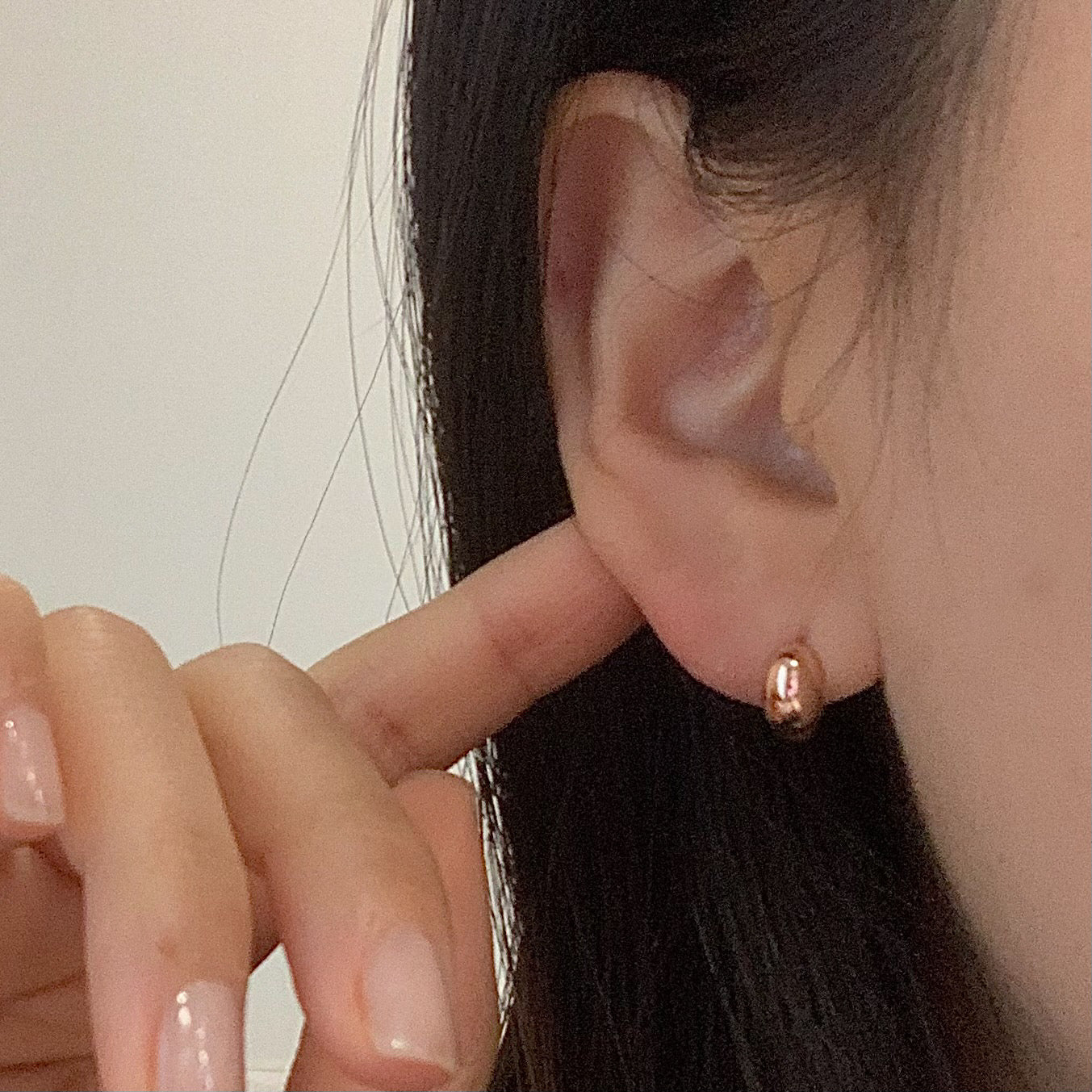 Dome Huggie Earrings