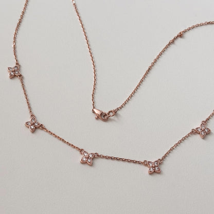 Flower Station Necklace