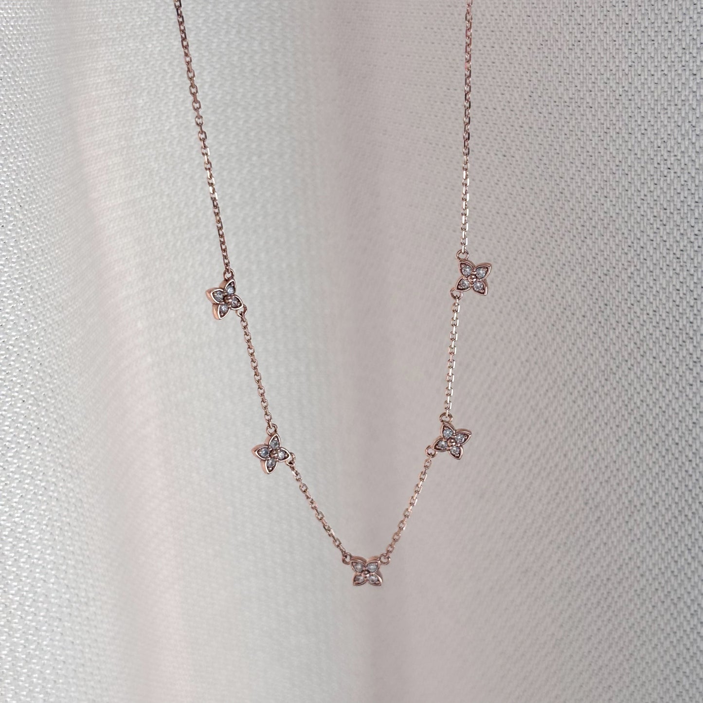 Flower Station Necklace