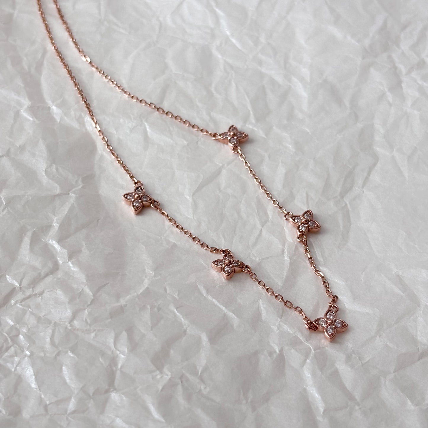 Flower Station Necklace