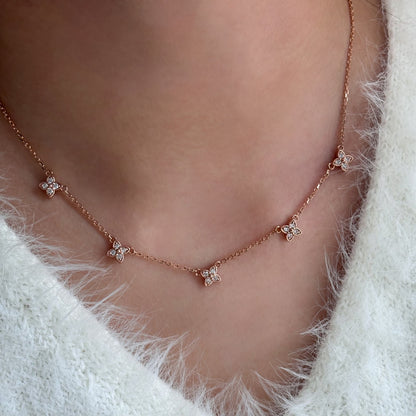 Flower Station Necklace