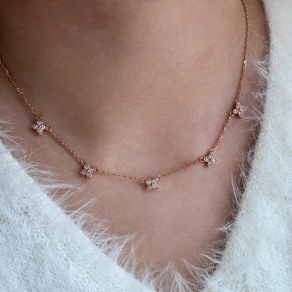 Flower Station Necklace