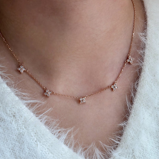 Flower Station Necklace