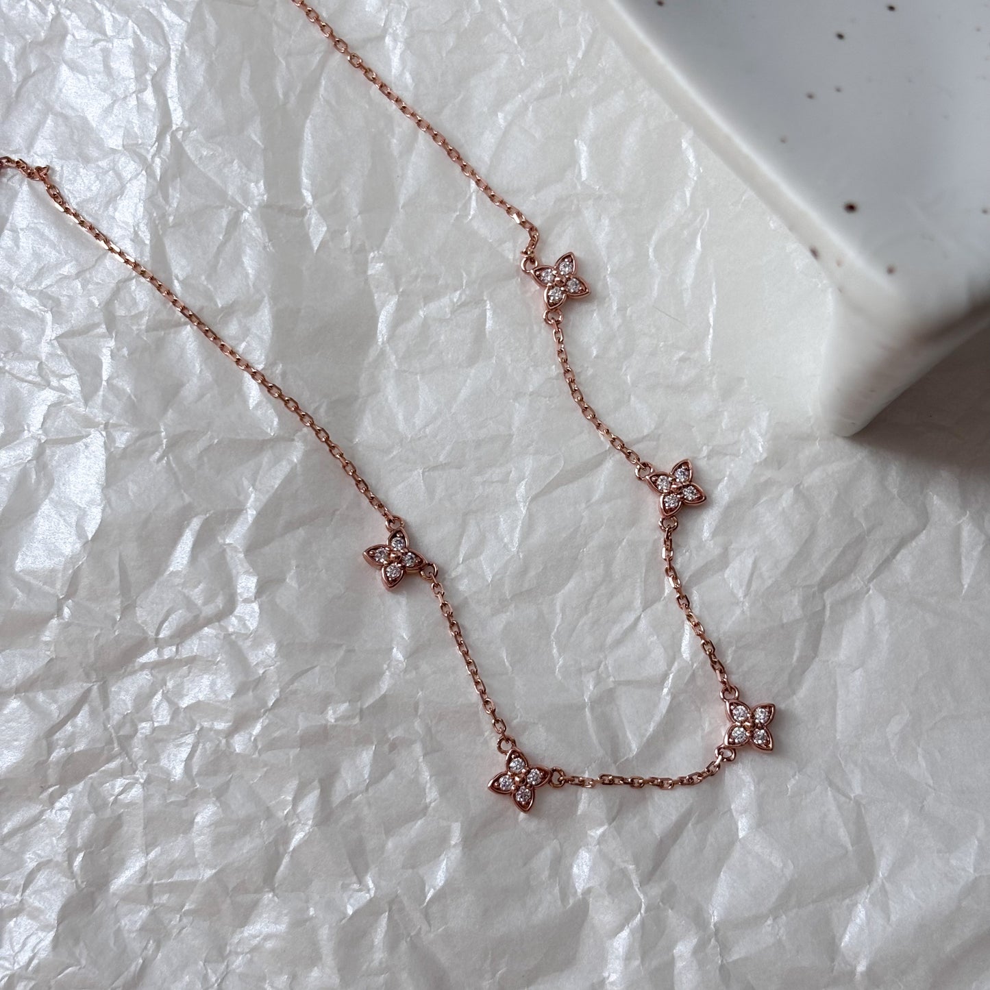 Flower Station Necklace