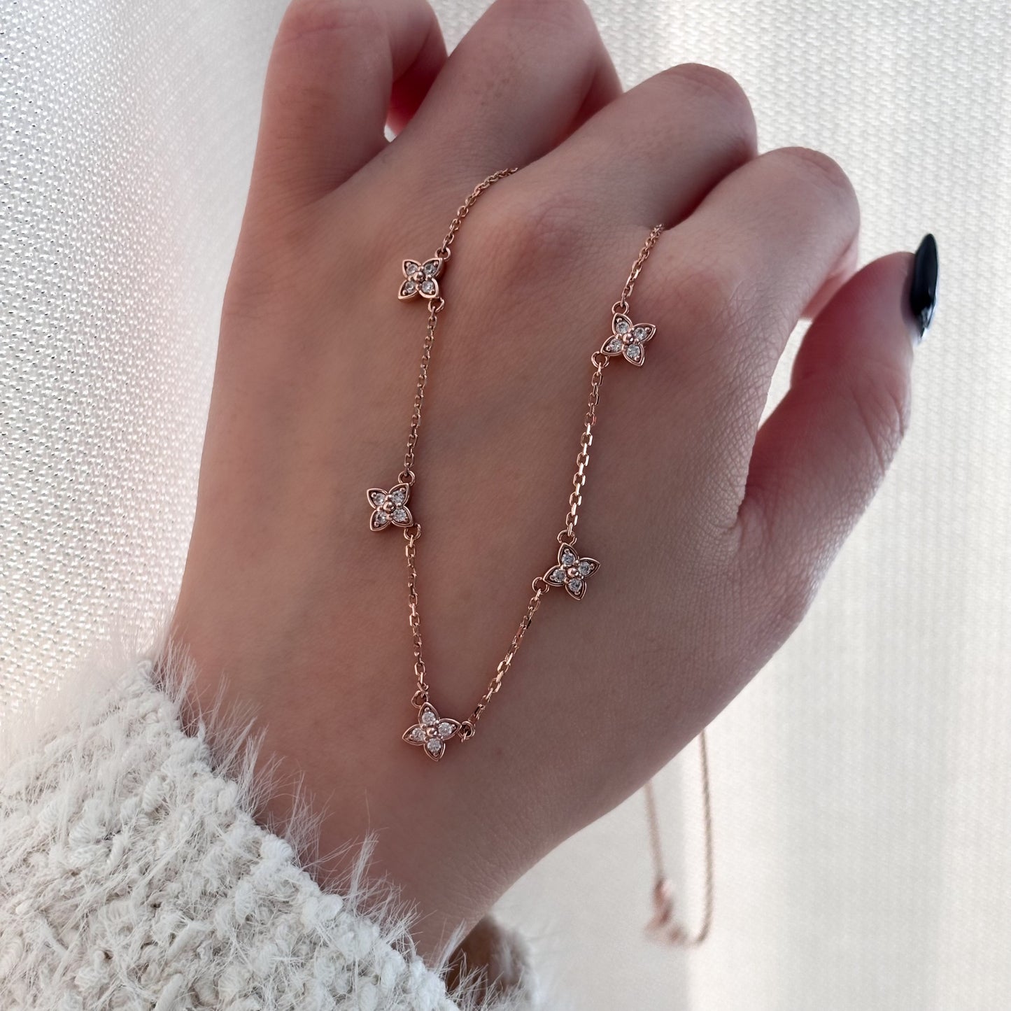 Flower Station Necklace