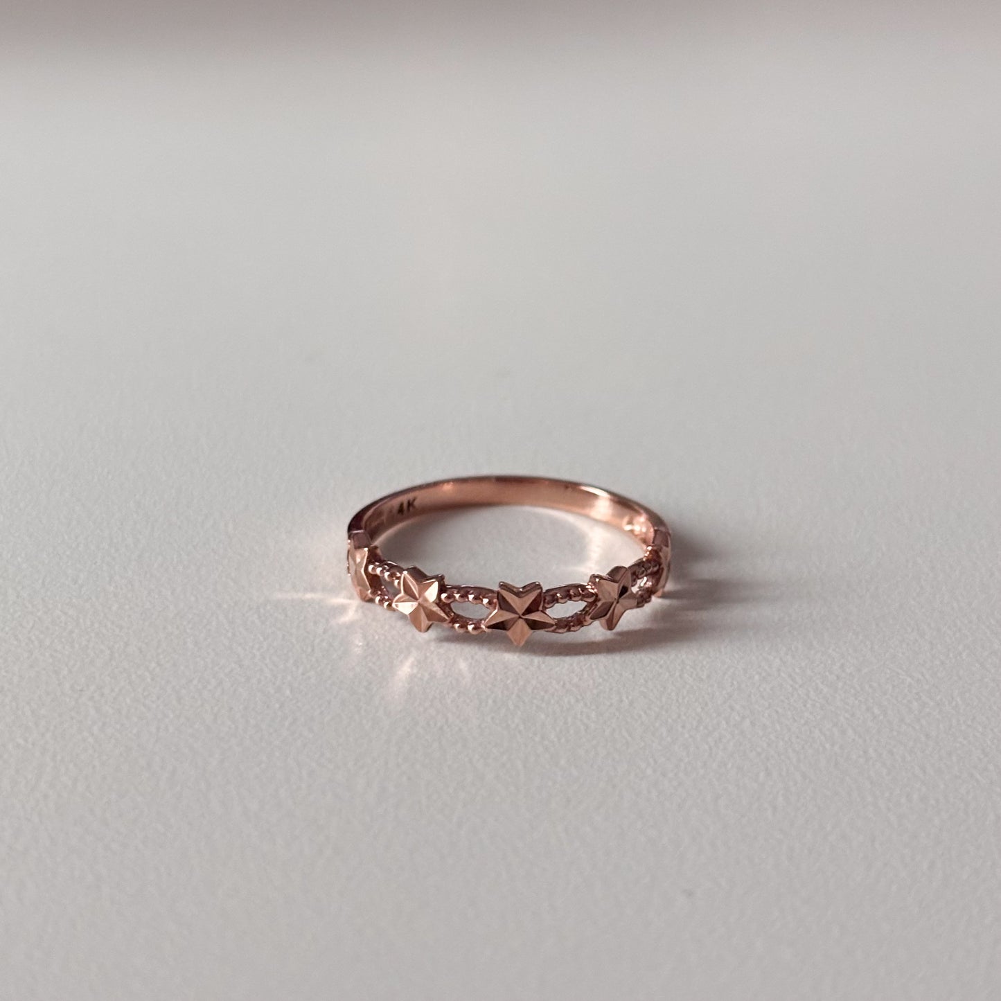 Double Band Star Ring