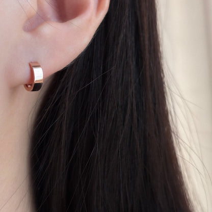 Tapered Hoop Earrings