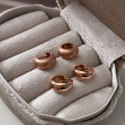 Bold Huggie Hoops