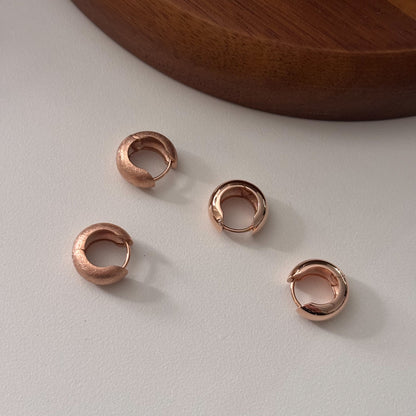 Bold Huggie Hoops