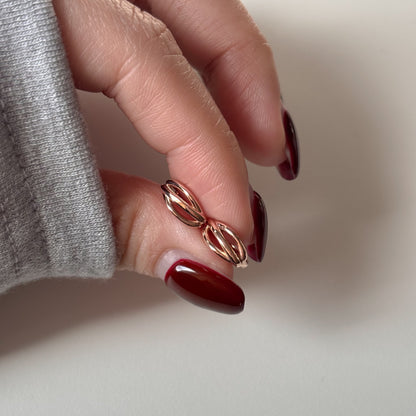 Triple Line Earrings