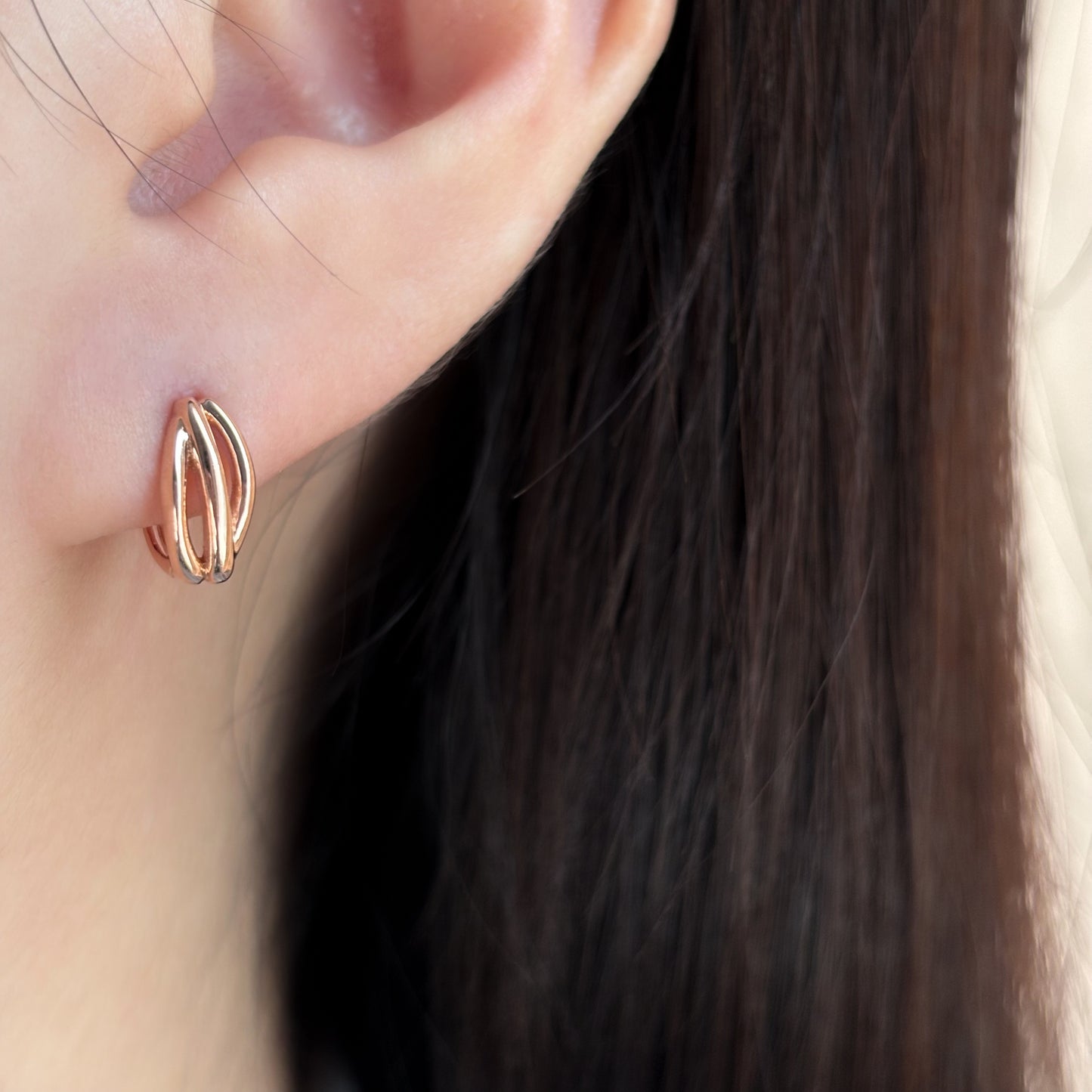 Triple Line Earrings