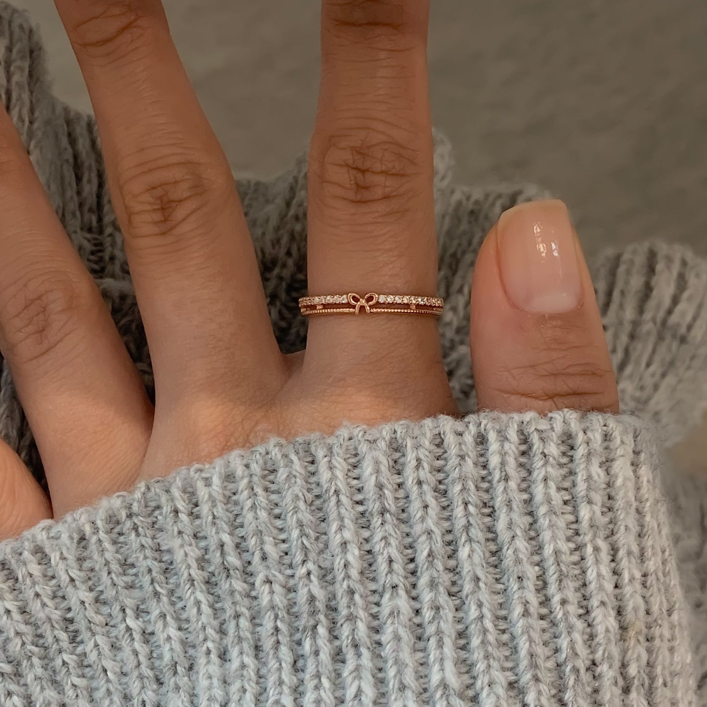 Mini Bow Ring
