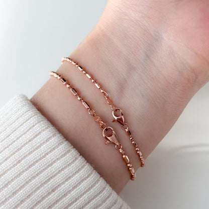 Bar and Ball Chain Bracelet