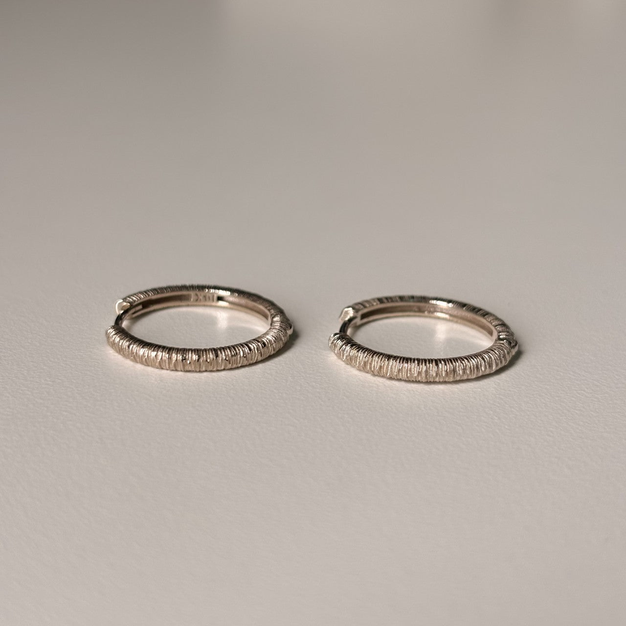 Textured Hoop Earrings