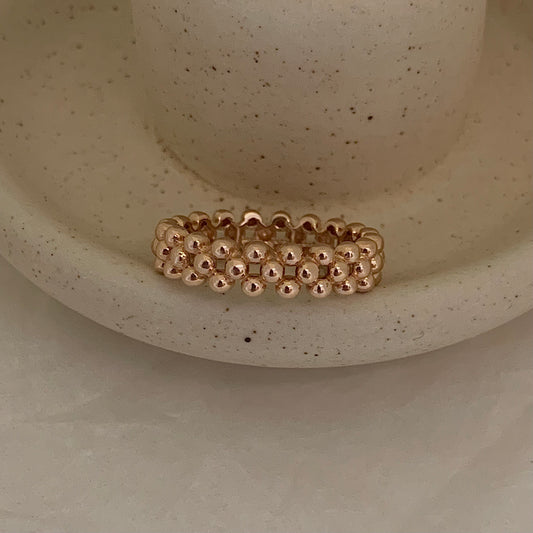 Beaded Bubble Ring